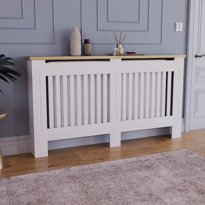 Arlington Radiator Cover - White / 152cm