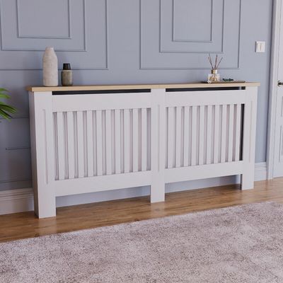 Arlington Radiator Cover - White / 172cm