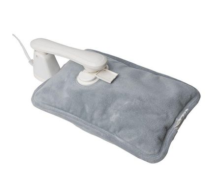 Menkind #Selfcare Plush Comfort On-the-Go Electric Hot Water Bottle in Grey - Thumbnail 2