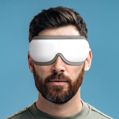 Wellbeing Heated Eye Massager USB-C Foldable With White Noise - White