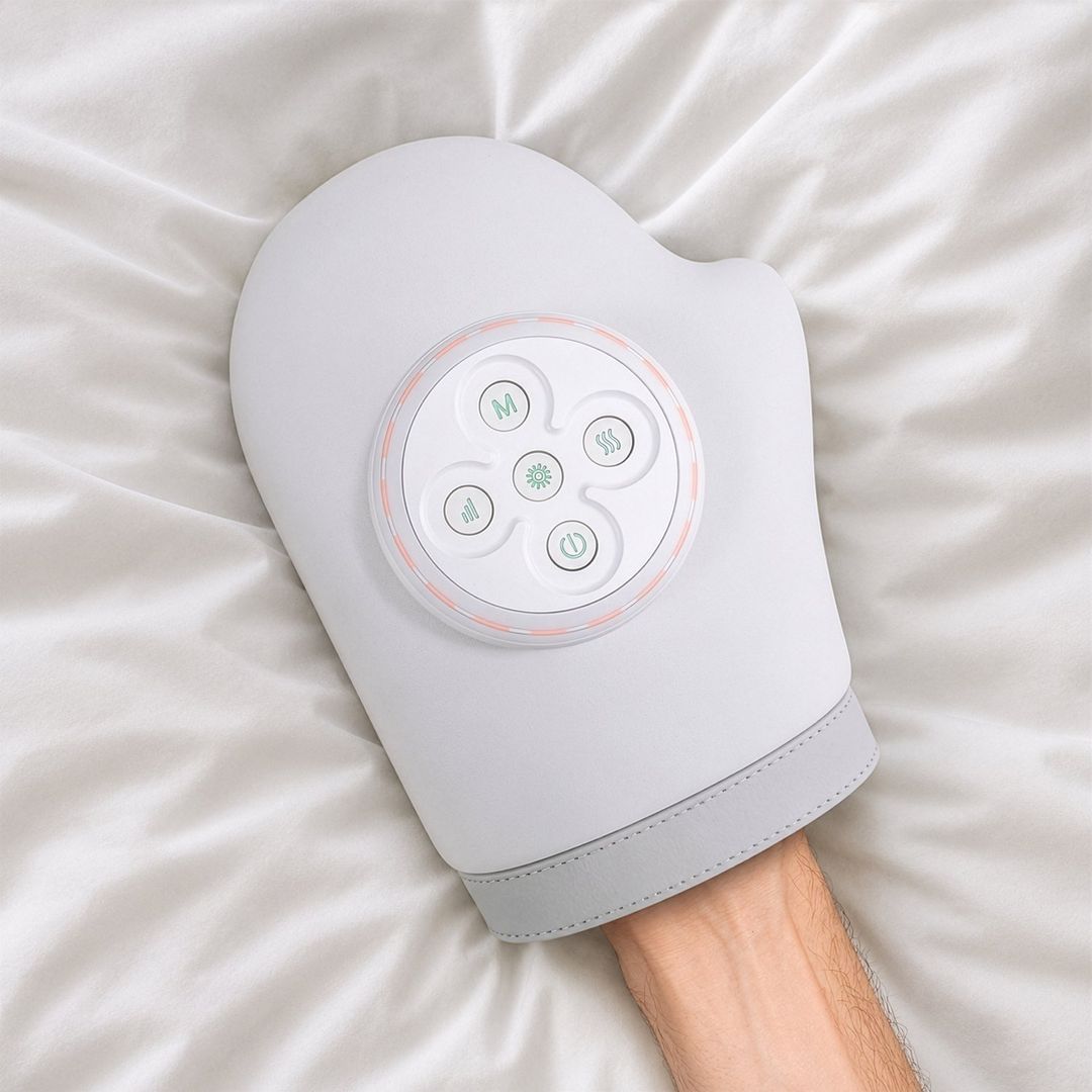 Wellbeing Heated Hand Massager Smart Heat Wrap - White - Image 1