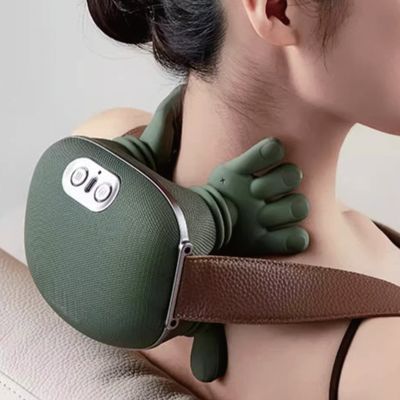 Wellbeing Neck Shoulder Massager 4-Point Deep Relief - Green