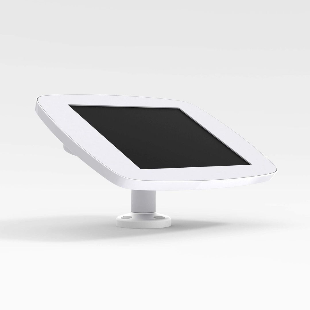 Bouncepad Swivel Desk | Apple iPad 7th Gen 10.2 (2019) | White | Covered Front Camera and Home Button | - Image 1