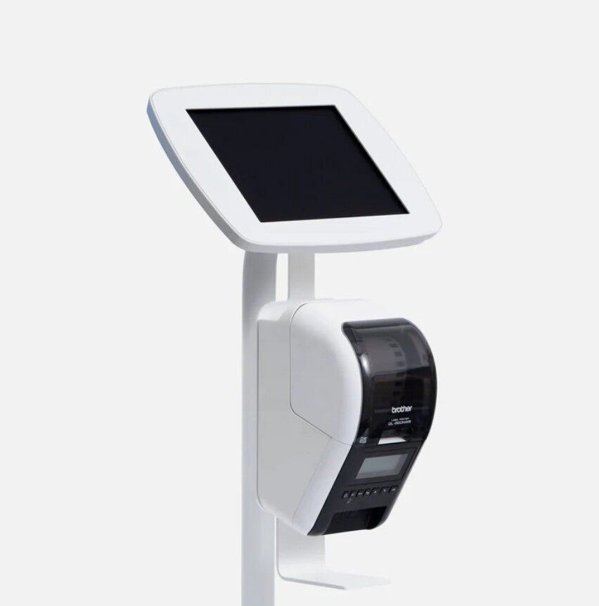 Bouncepad Floorstanding with Brother Printer mount tablet security enc - Image 1