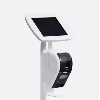 Bouncepad Floorstanding with Brother Printer mount tablet security enc - Thumbnail 3