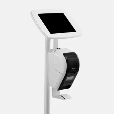 Bouncepad Floorstanding with Brother Printer mount tablet security enc - Thumbnail 3