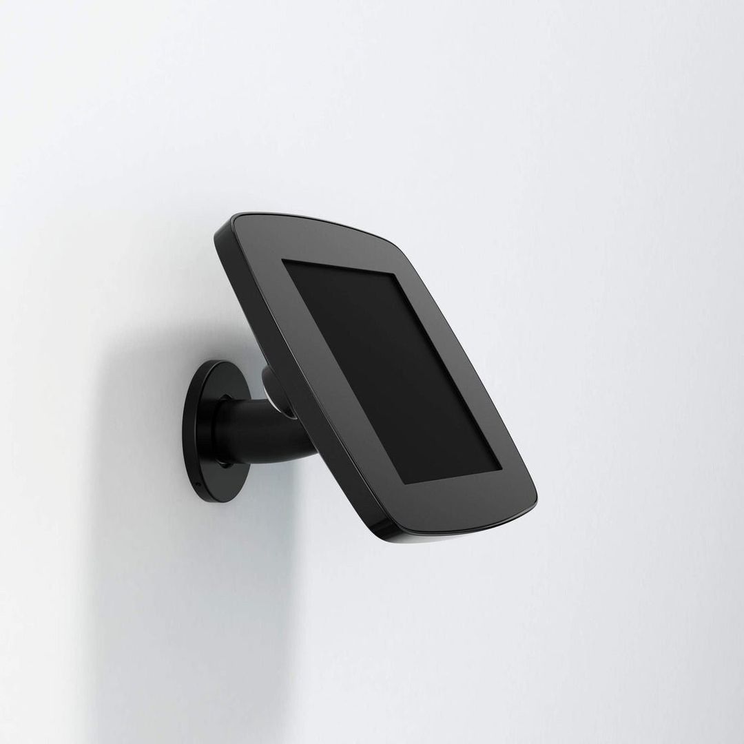 Bouncepad Wallmount | Apple iPad Mini 6th Gen | Black | Exposed Front - Image 1