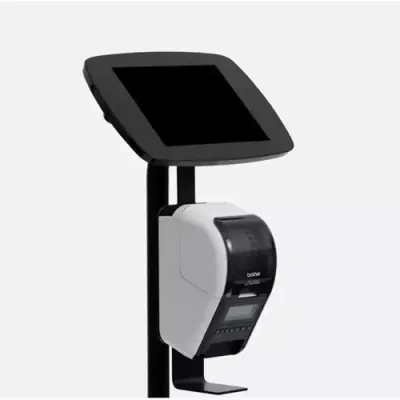 Bouncepad Floorstanding with Brother Printer mount tablet security enc - Thumbnail 3