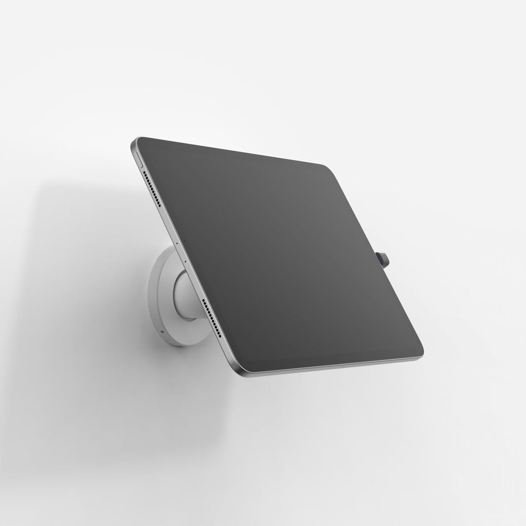 Bouncepad Core Wallmount | White | Compatible with All USB-C Tablets - Image 1