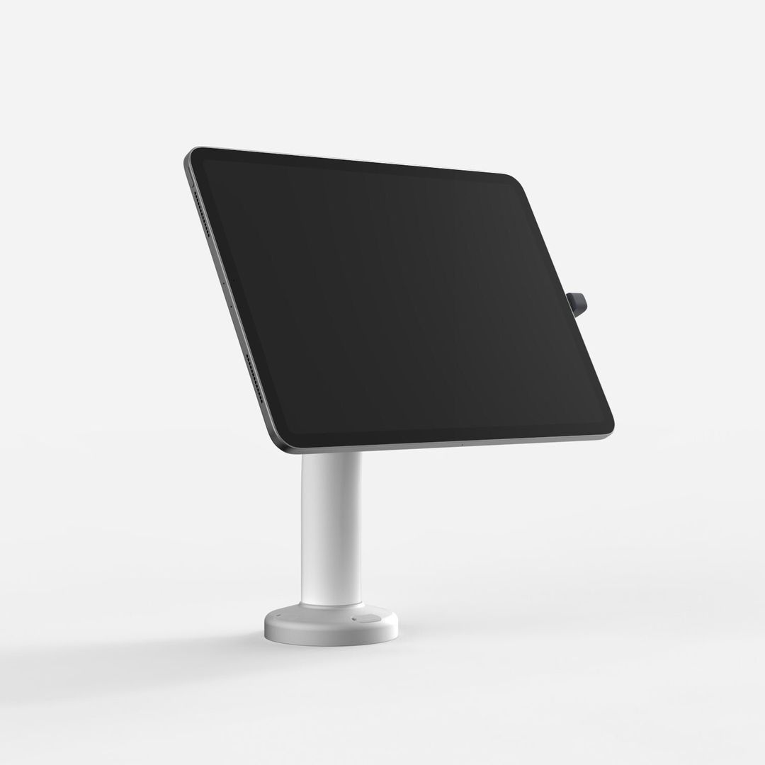 Bouncepad Core Swivel 60 | White | Compatible with All USB-C Tablets - Image 1