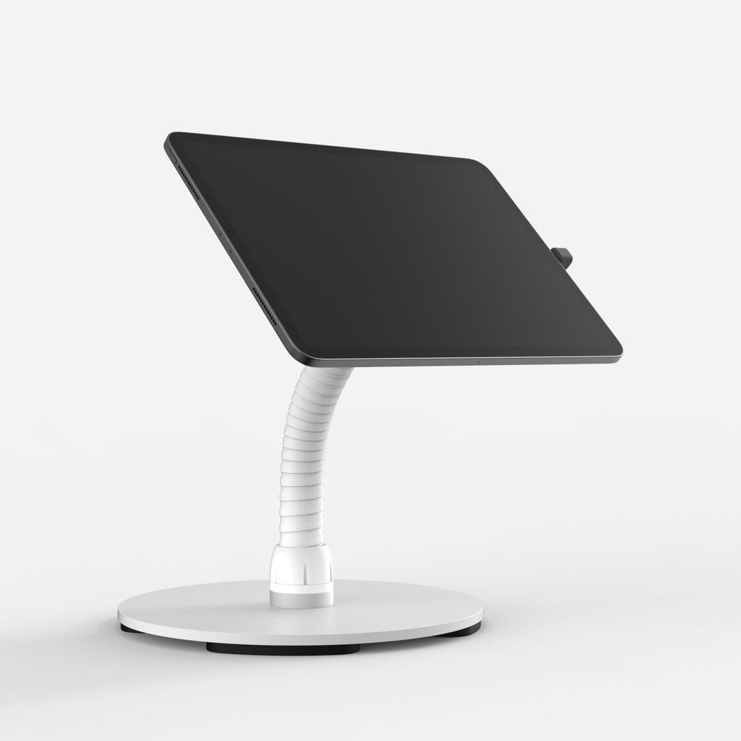 Bouncepad Core Counter Flex | White | Compatible with All USB-C Tablet - Image 1