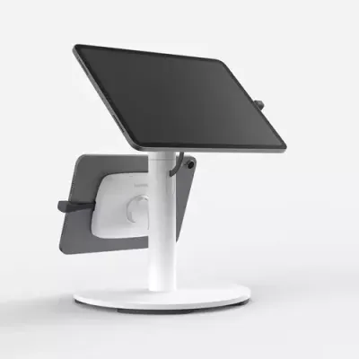Bouncepad Core Twin + Counter Base | Compatible with All USB-C | White - Thumbnail 3