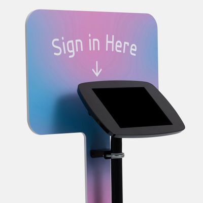 Bouncepad Floorstanding with Branding Board and USB Cable | Covered Fr