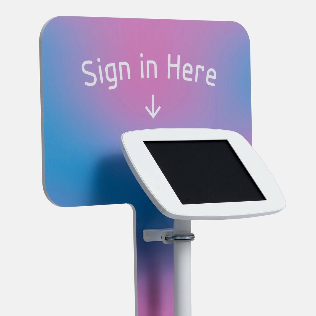 Bouncepad Floorstanding with Branding Board and USB Cable | Covered Fr - Image 1