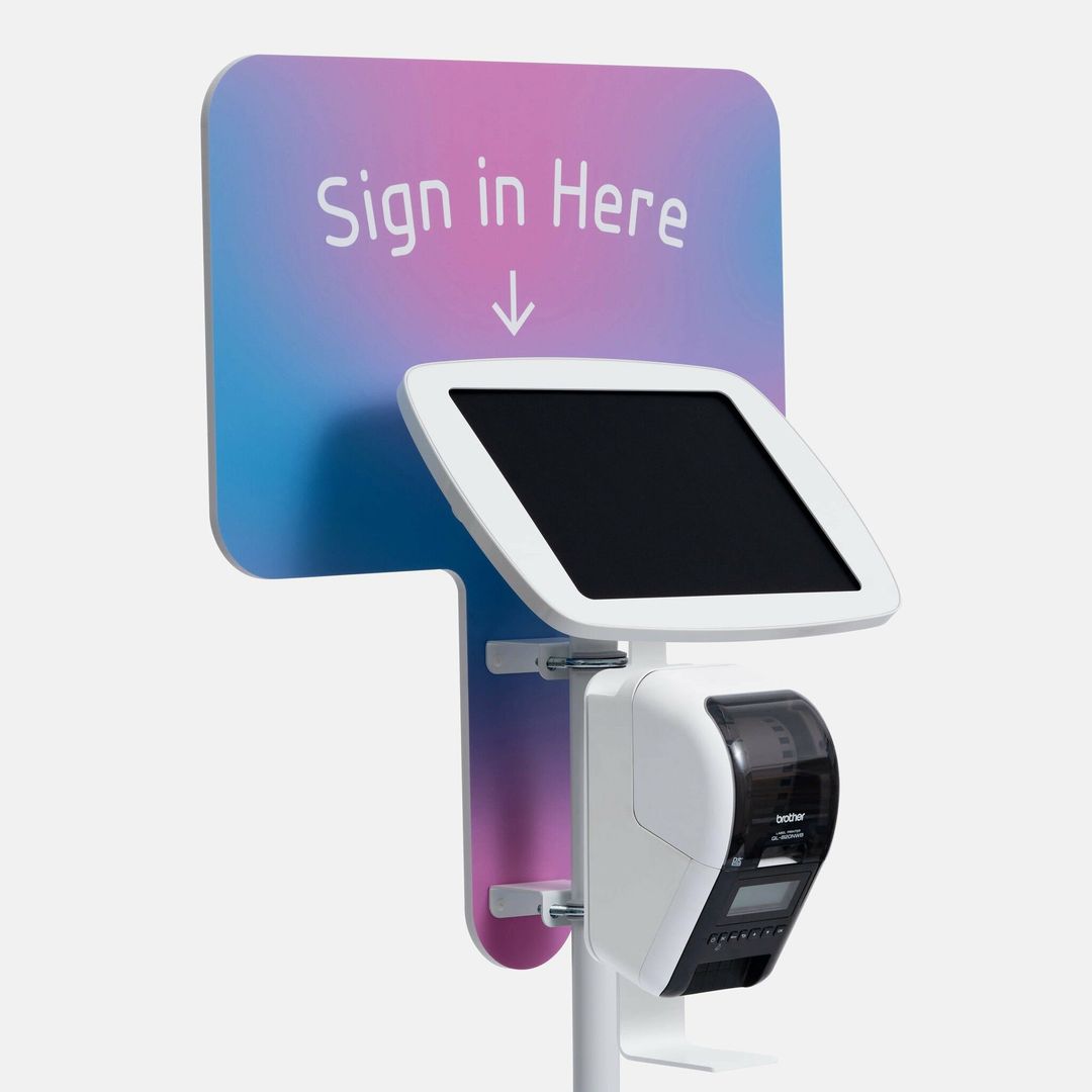 Bouncepad Floorstanding with Brother Printer Mount and Branding Board - Image 1