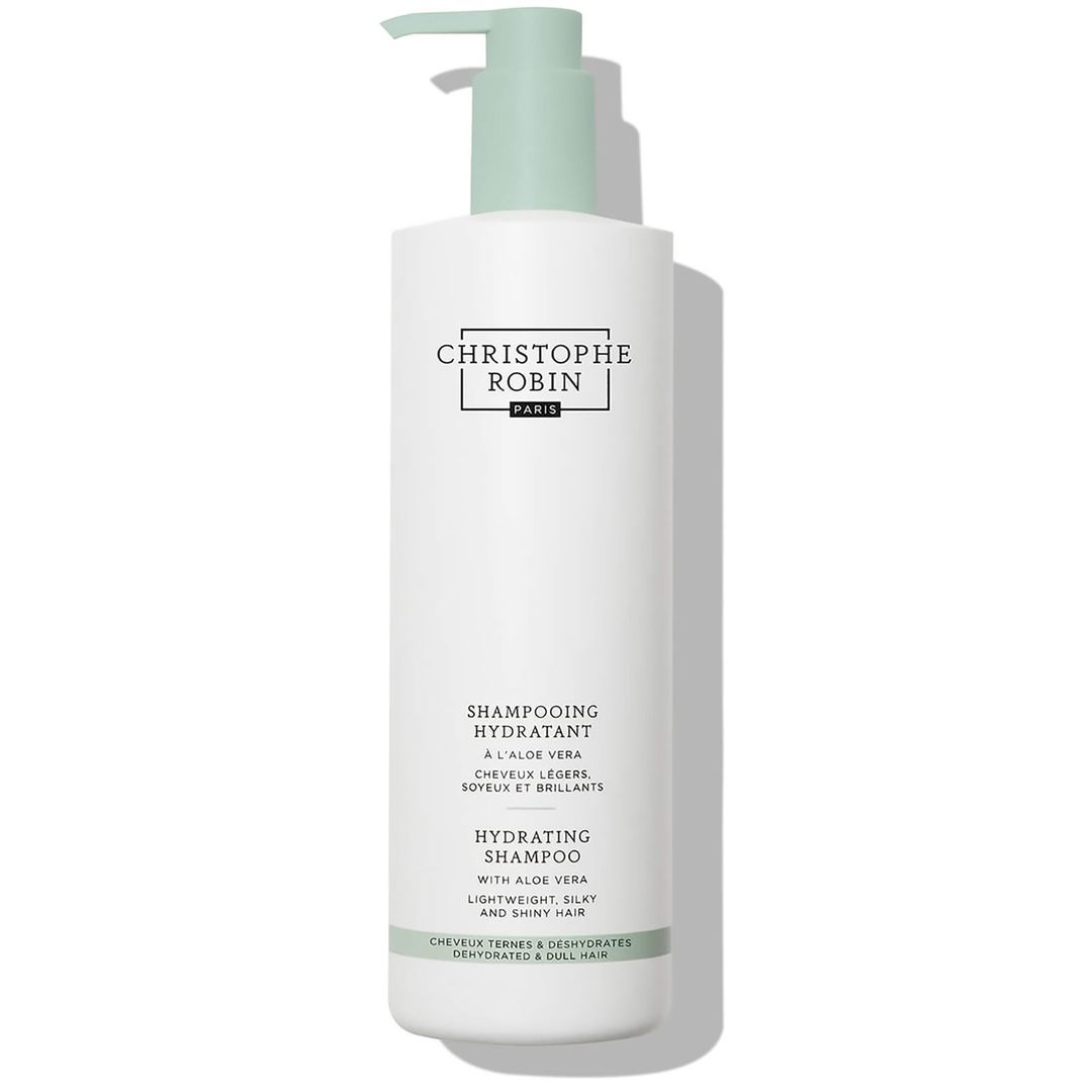Christophe Robin Hydrating Shampoo with Aloe Vera 500ml - Image 1