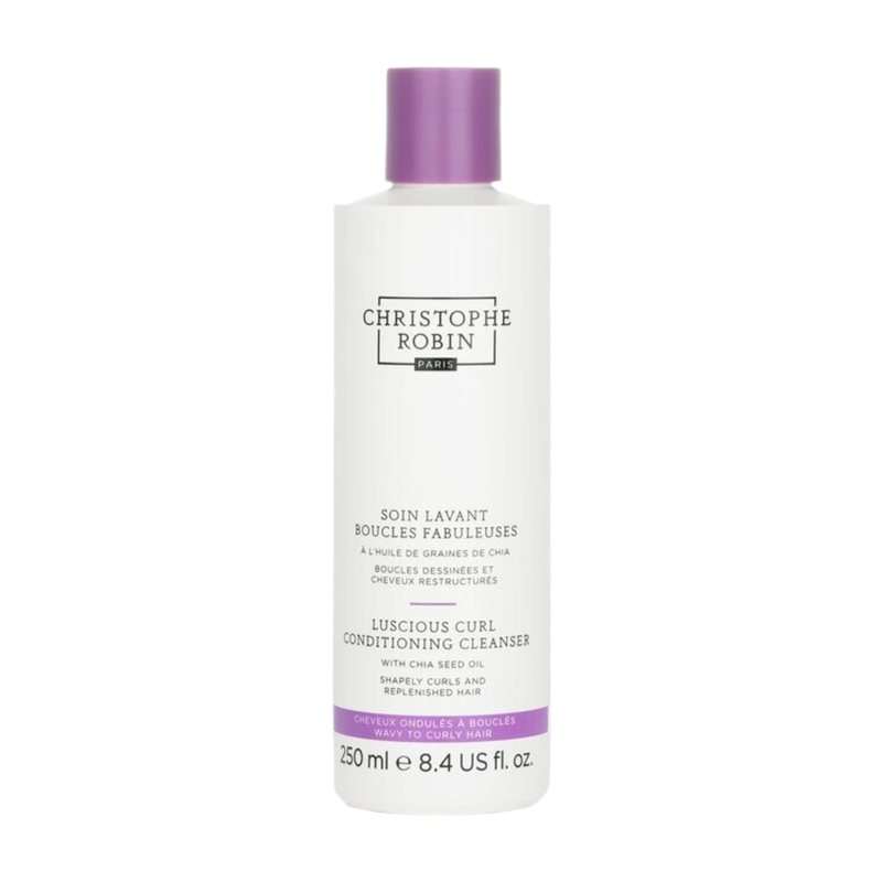 Christophe Robin Luscious Curl Conditioning Cleanser with Chia Seed Oil 250ml - Image 1