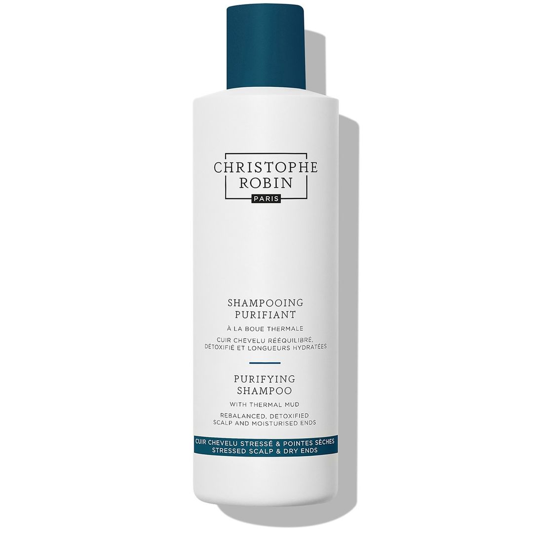 Christophe Robin Purifying Shampoo with Thermal Mud 250ml - Image 1