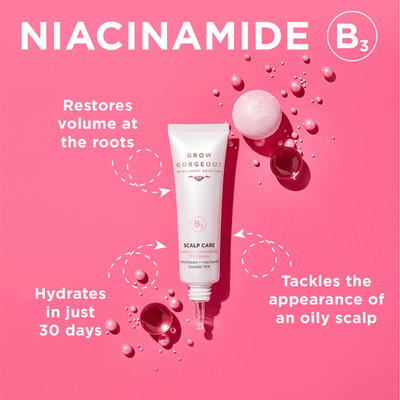 Grow Gorgeous Scalp Care Treatment Prebiotic and Niacinamide 10% Booster 30ml - Thumbnail 3