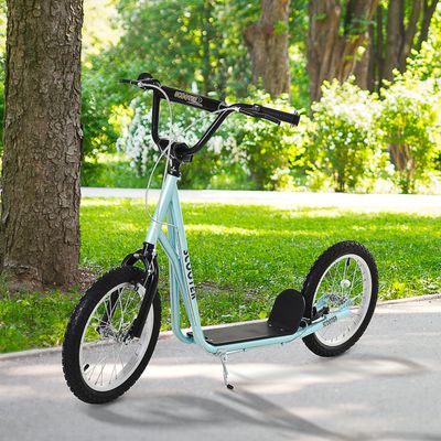 HOMCOM Kids Kick Scooter with Adjustable Handlebar - Blue