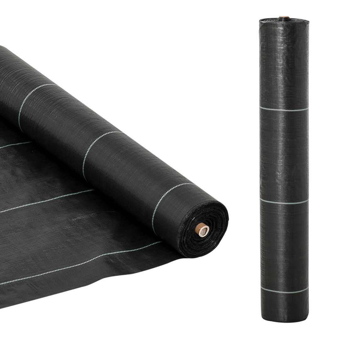 Outsunny Gardener Premium Weed Barrier - Black / 2m - Image 1