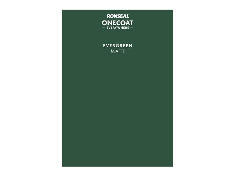 Ronseal One Coat Everywhere Peel and Stick Paint Sample - Evergreen - Image 1