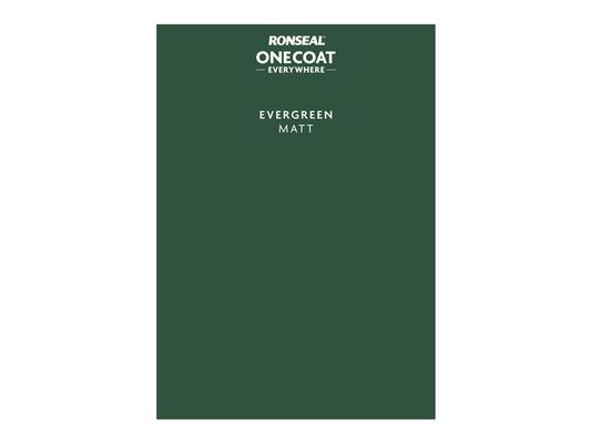 Ronseal One Coat Everywhere Peel and Stick Paint Sample - Evergreen