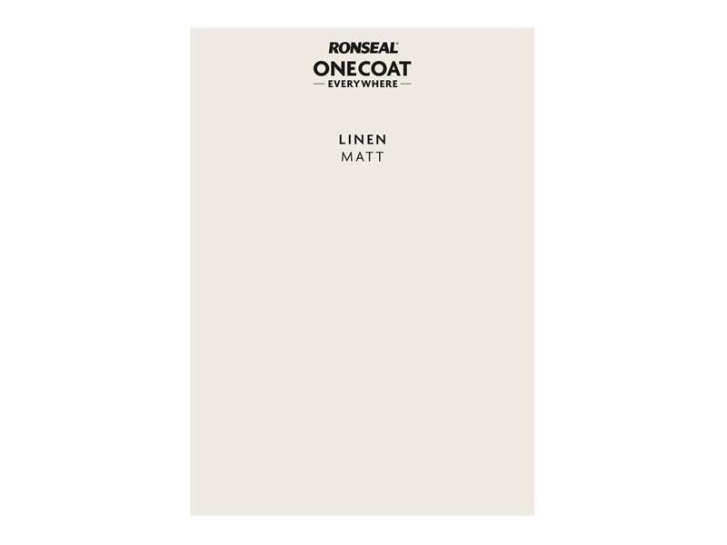 Ronseal One Coat Everywhere Peel and Stick Paint Sample - Linen - Image 1