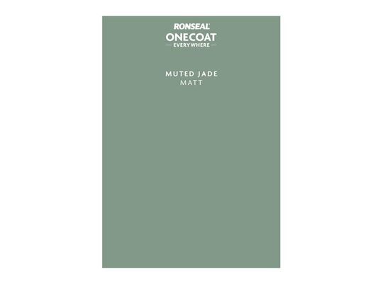 Ronseal One Coat Everywhere Peel and Stick Paint Sample - Muted Jade