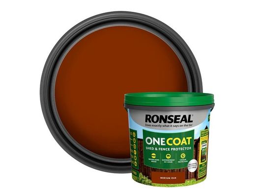 Ronseal One Coat Shed & Fence Protector 5L Medium Oak