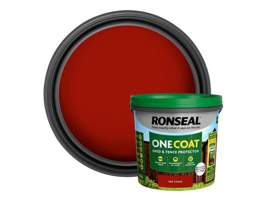 Ronseal One Coat Shed & Fence Protector 5L Red Cedar