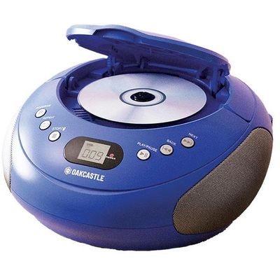 OAKCASTLE CD250 FM Bluetooth Boombox - Blue, Blue