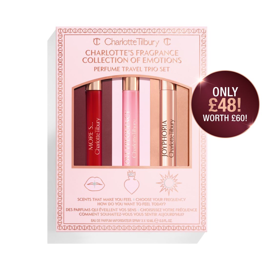Charlotte Tilbury Fragrance Collection Of Emotions Perfume Travel Trio Set - Limited Edition Fragrance Kit - Image 1