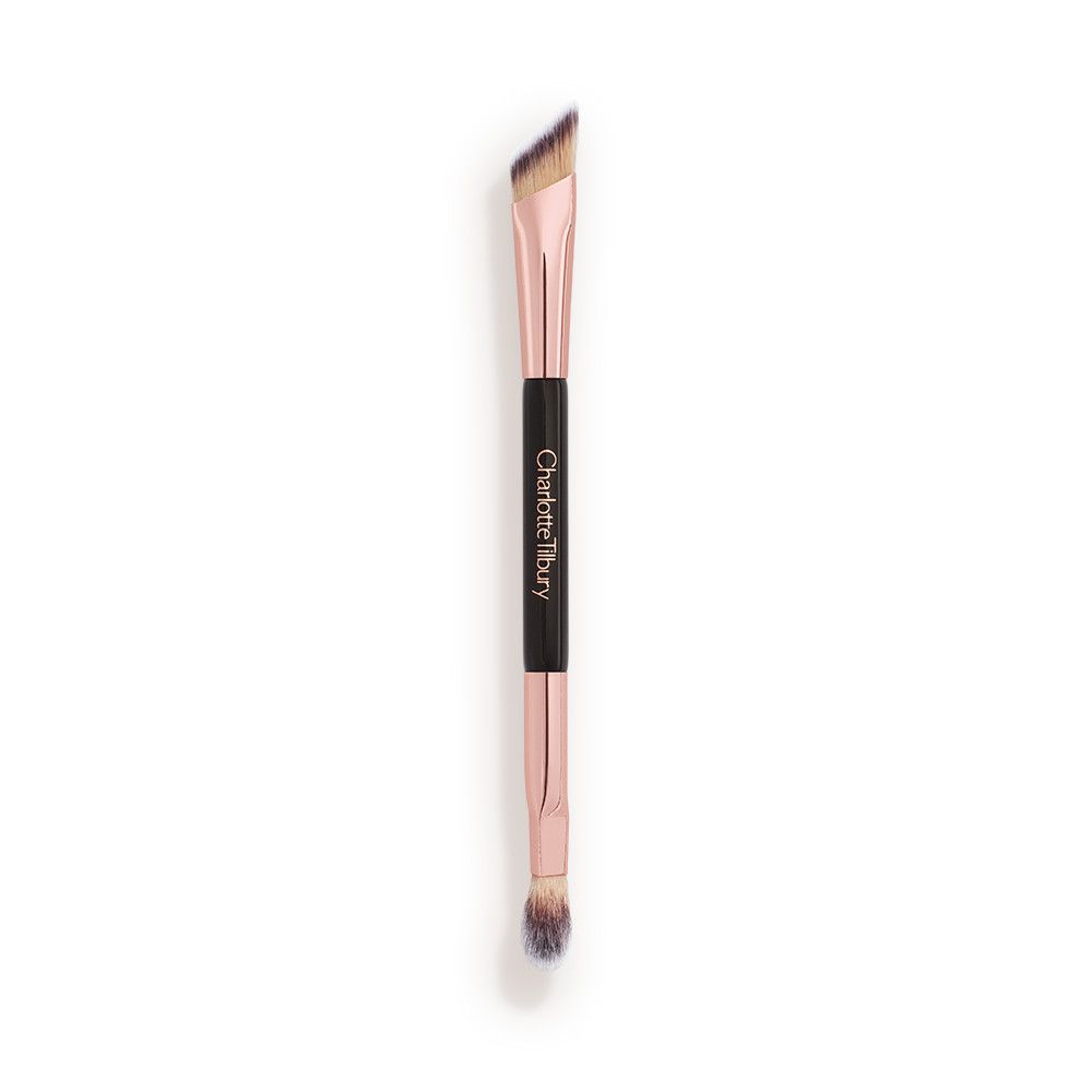 Charlotte Tilbury Super Nudes Shapewear Brush - Rose Gold & Night Crimson - Image 1
