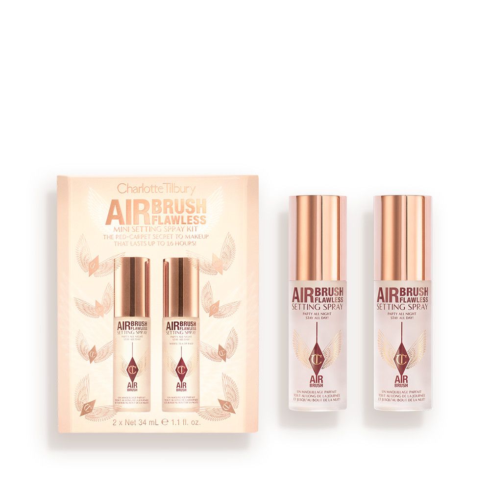 Charlotte Tilbury Airbrush Flawless Mini Setting Spray Kit - Travel Size Face Kit - Image 1