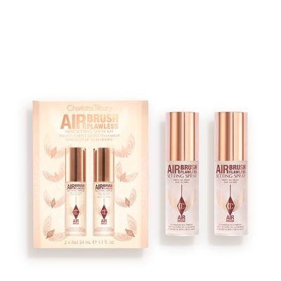 Charlotte Tilbury Airbrush Flawless Mini Setting Spray Kit - Travel Size Face Kit