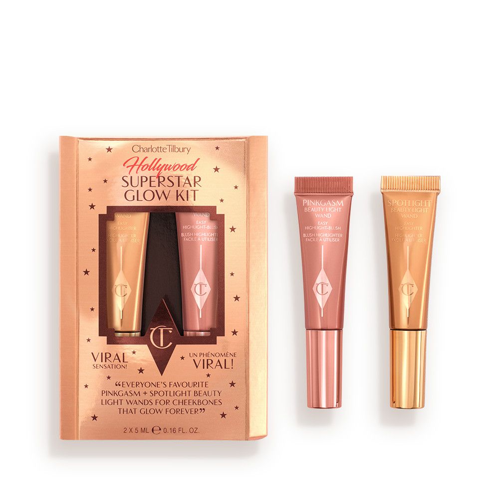 Charlotte Tilbury Hollywood Superstar Glow Kit - Travel Size Cheek Kit - Image 1
