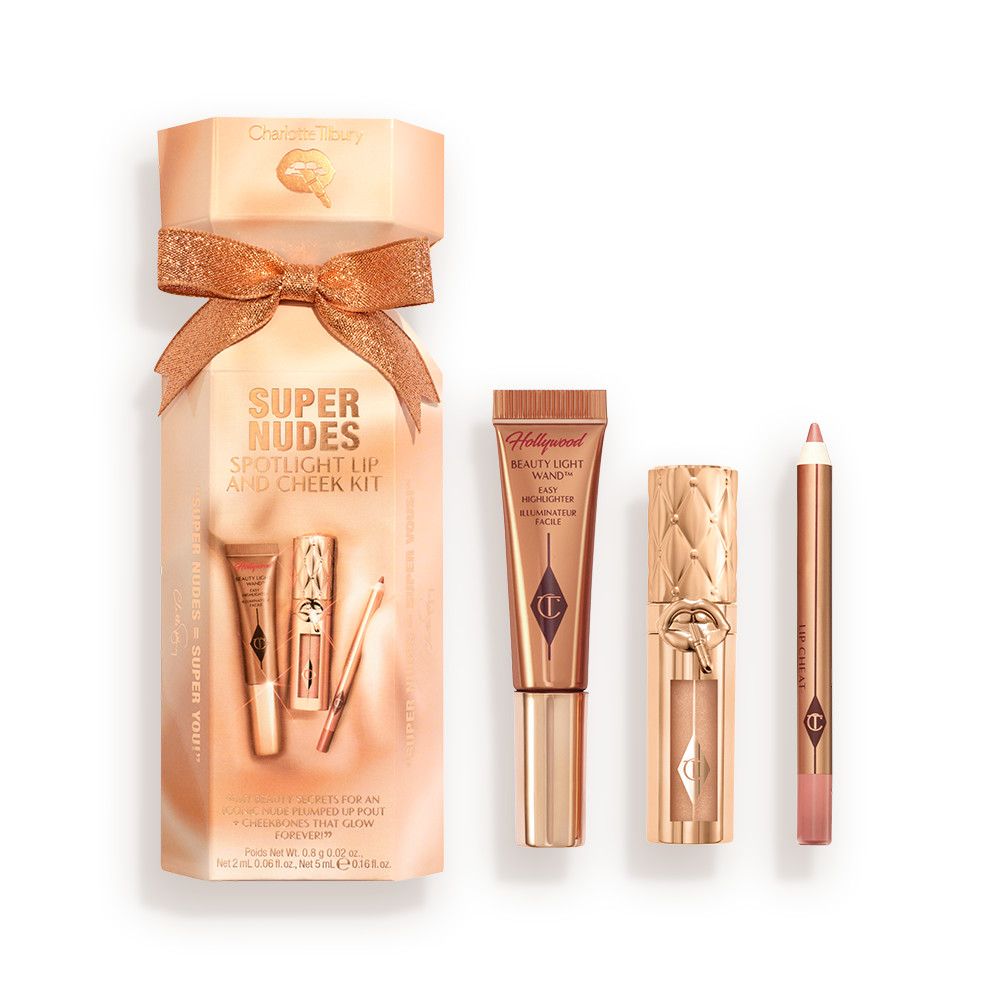 Charlotte Tilbury Super Nudes Spotlight Lip And Cheek Kit - Lip & Cheek Kit - Image 1