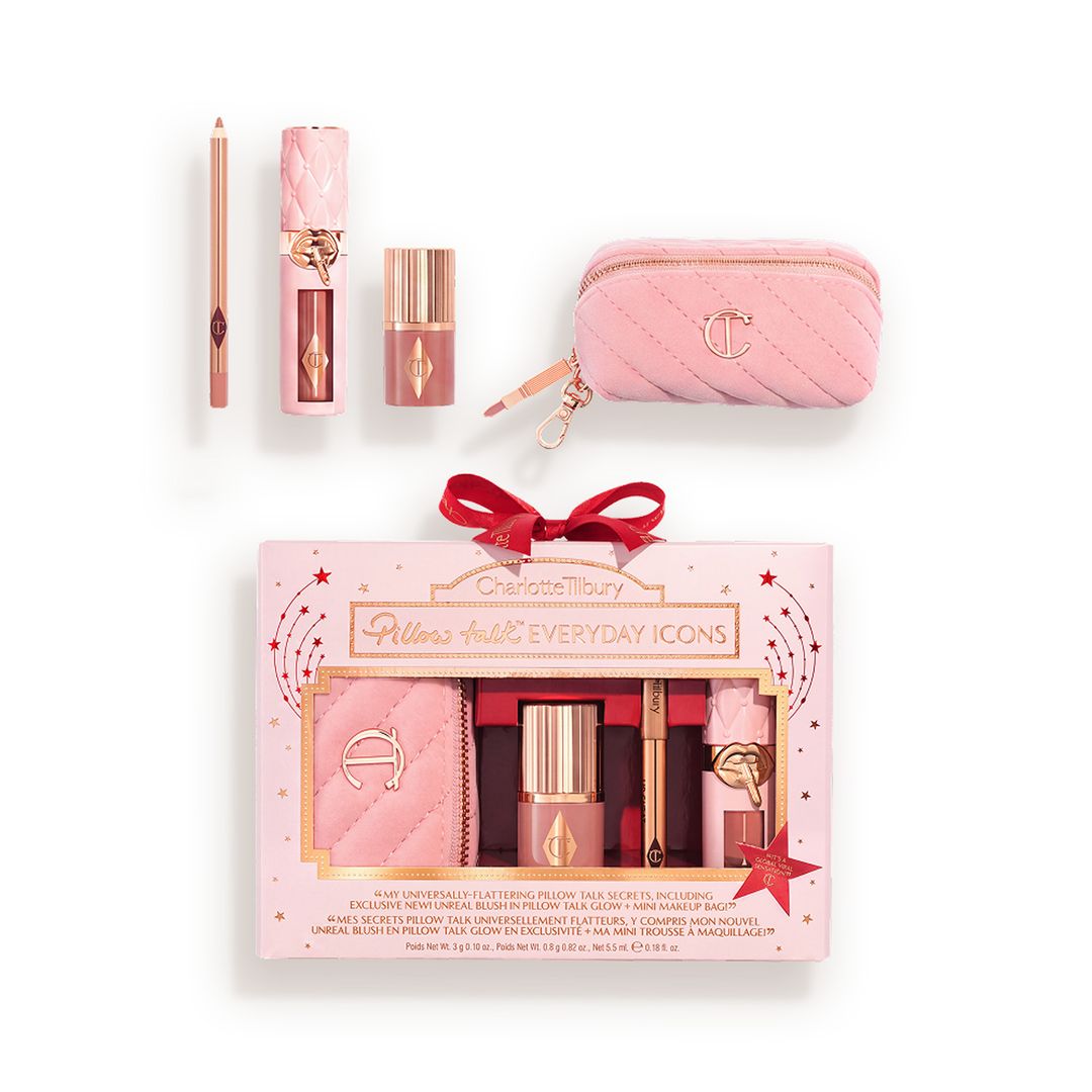Charlotte Tilbury Pillow Talk Everyday Icons Set 0,8 G + 3 G + 5,5 Ml ...