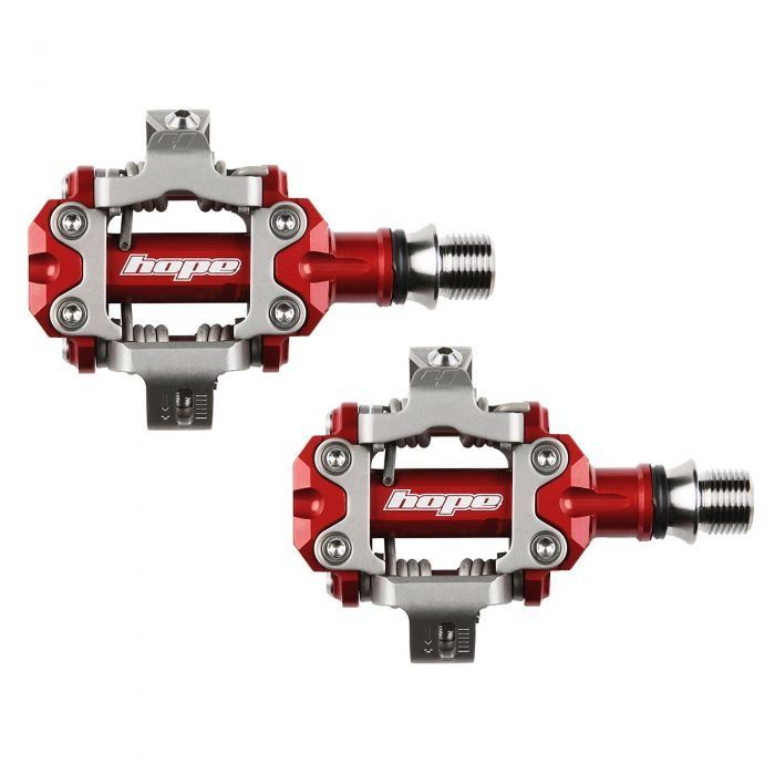 Hope Union Race Pedals - Red - Image 1