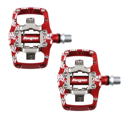 Hope Union Trail Pedals - Red