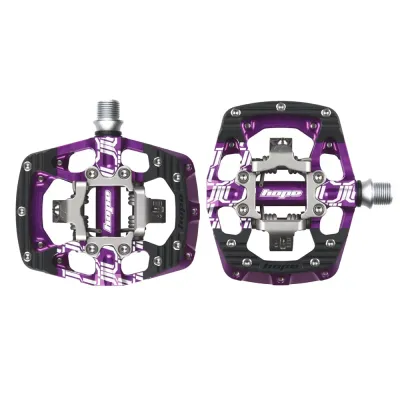Hope Union Gravity Pedals - Purple - Thumbnail 2