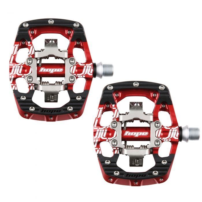 Hope Union Gravity Pedals - Red - Image 1