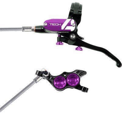Hope Tech 4 E4 Brake Lever/Calliper Black/Purple - Thumbnail 2