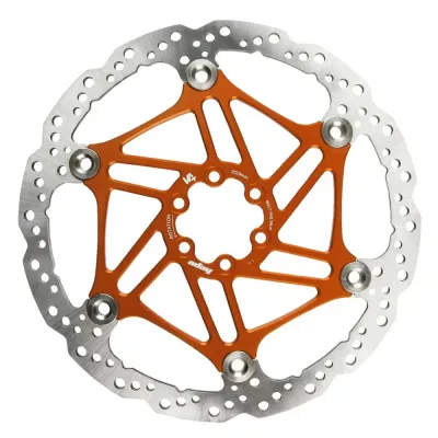 Hope V4 Vented Floating Rotor - 203mmOrange - Thumbnail 2