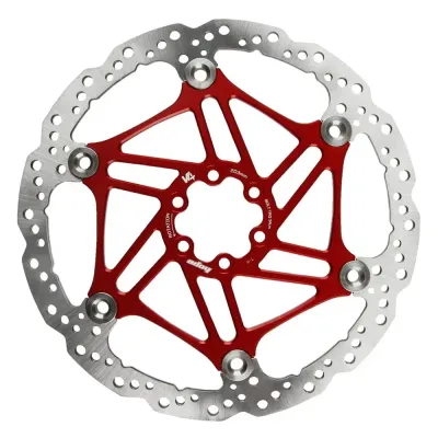 Hope V4 Vented Floating Rotor - 203mmRed - Thumbnail 2