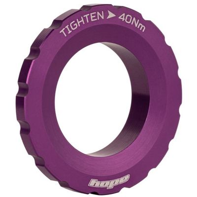 Hope Centre Lock Disc Lockring - ExternalPurple