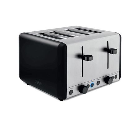 TOWER Sera T20086BLK 4-Slice Toaster - Black, Black