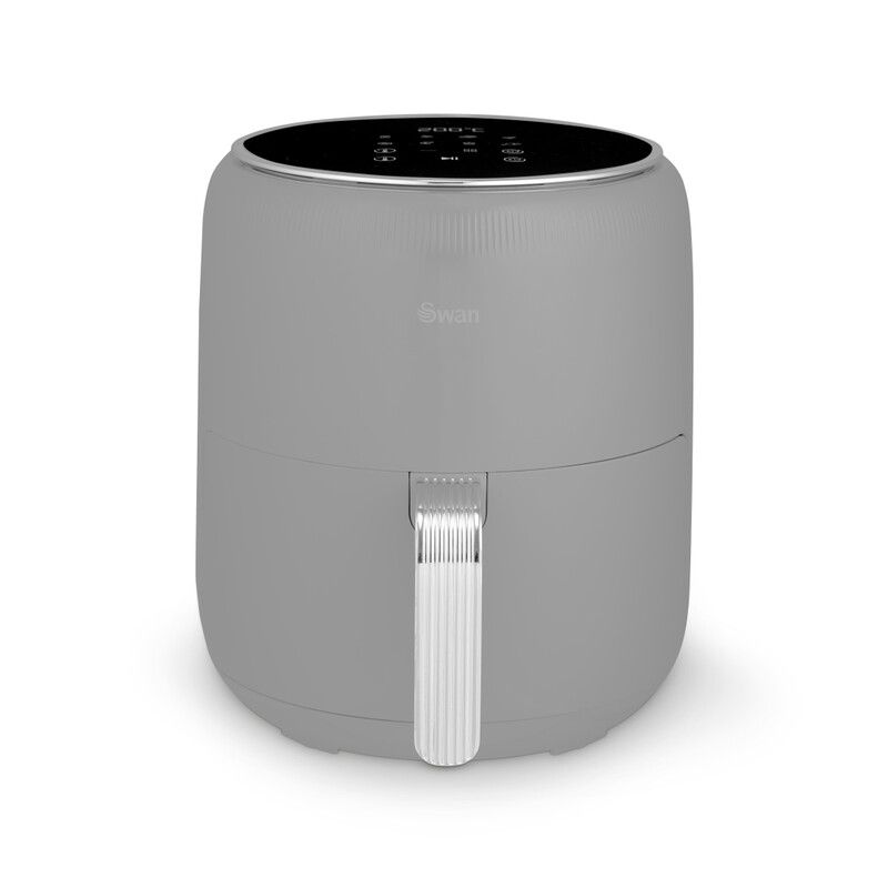 SWAN Retro SD10513GRY Air Fryer - Grey, Silver/Grey - Image 1