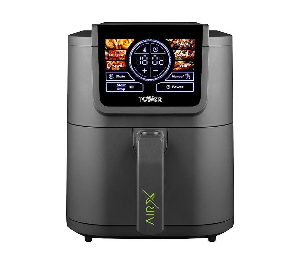 TOWER T17166 Air Fryer - Grey, Silver/Grey - Image 1